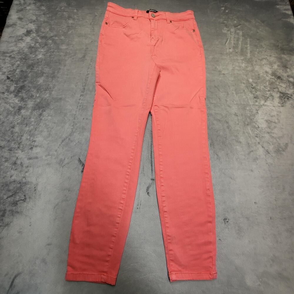 Buffalo David Bitton Jeans Womens 4 Pink Skinny High Rise Slim Stretch Ankle